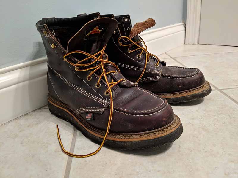 Thorogood American Heritage 6” Moc Toe Work Boots | Best Work Boots for Plantar Fasciitis